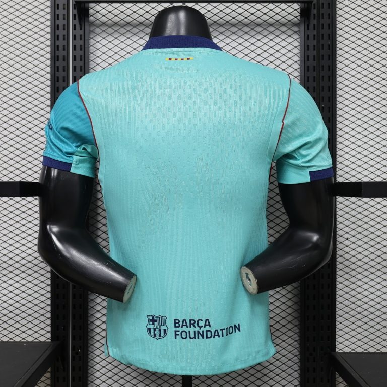 Camiseta Tercera Equipacion FC Barcelona Turquesa 2026-2027 Version Jugador - Imagen 2