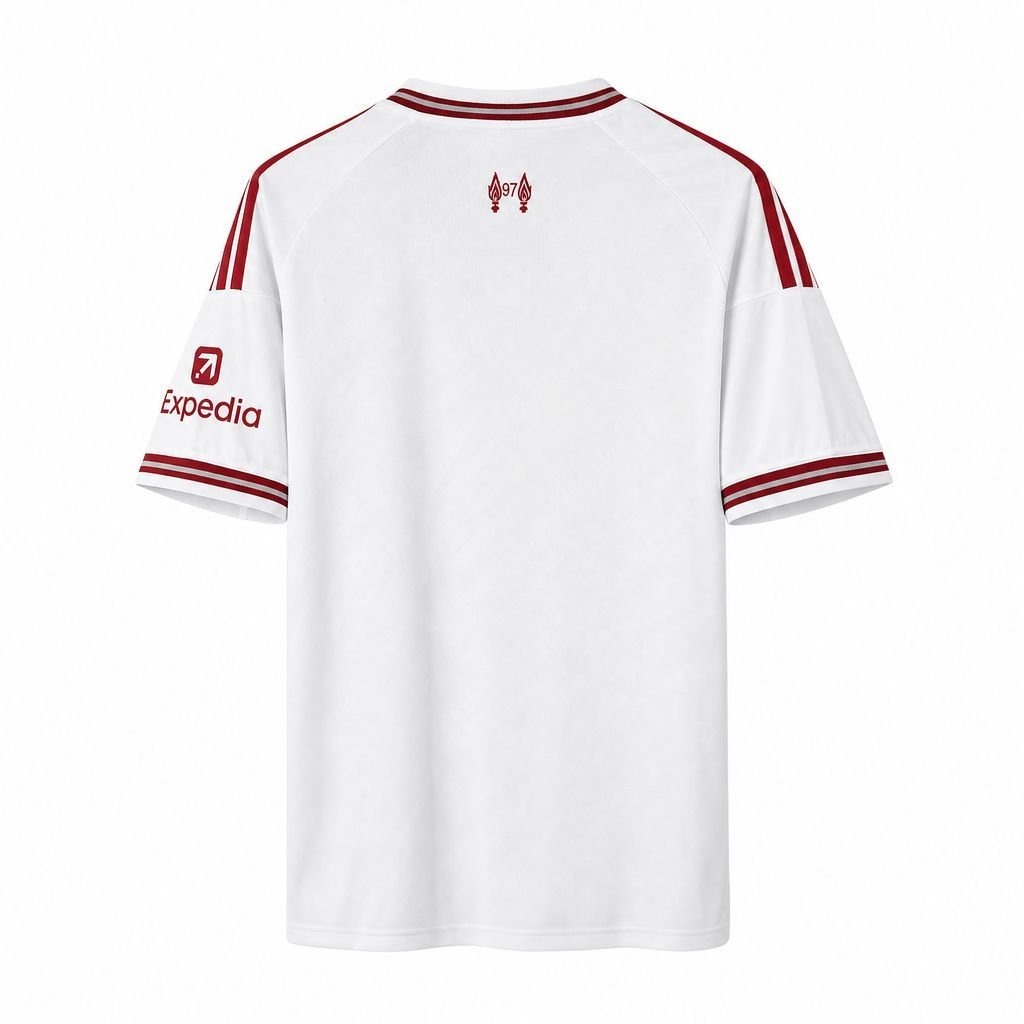 Camiseta Liverpool Blanca 2026-2027 Segunda Equipacion Versión Fan - Imagen 2