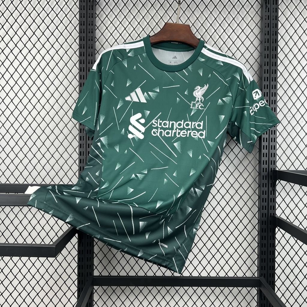 Camiseta Liverpool Verde 2026-2027 Tercera Equipacion Versión Fan