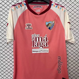 Camiseta Malaga CF Rosa 2026-2027 Segunda Equipacion Version Fan