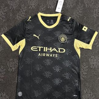 Camiseta Manchester City Negro 2026-2027 Segunda Equipacion Versión Fan