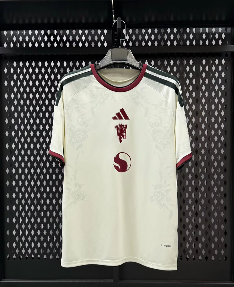 Camiseta Manchester United Blanco 2026-2027 Tercera Equipacion Versión Fan