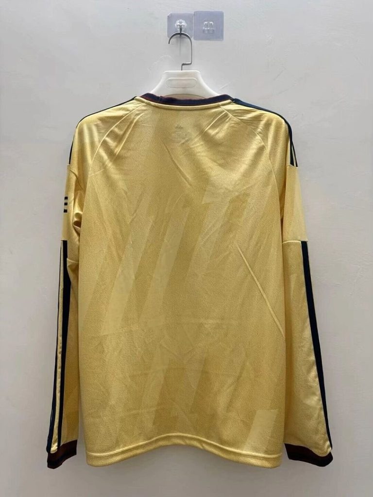 Camiseta Manga Larga Arsenal Dorada 2026-2027 Tercera Equipación Versión Fan - Imagen 2