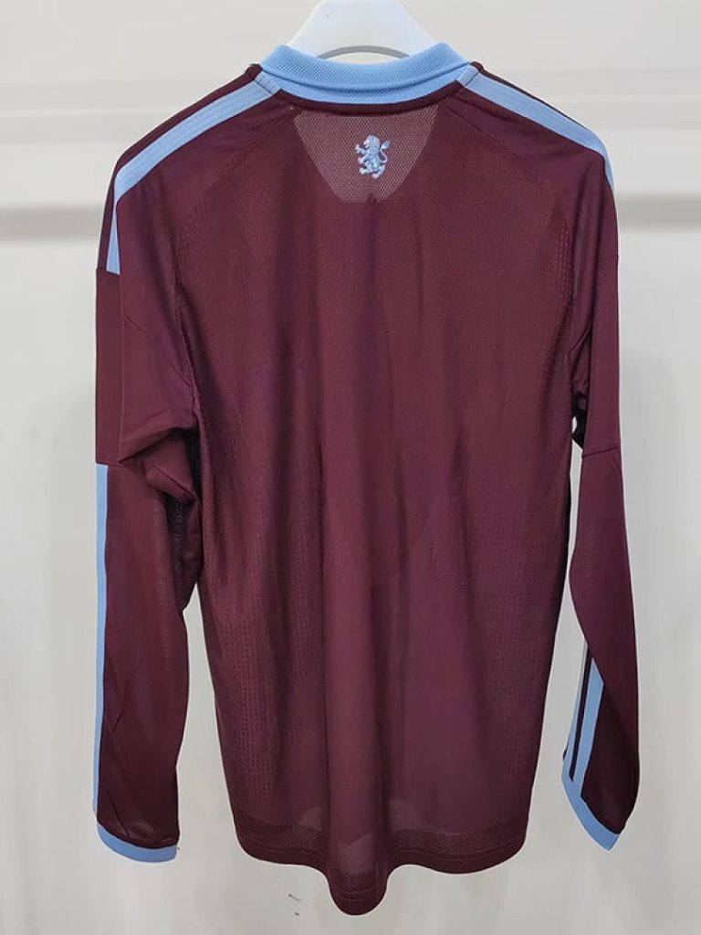 Camiseta Manga Larga Aston Villa 2026-2027 Watkins Primera Equipacion Version Fan - Imagen 2