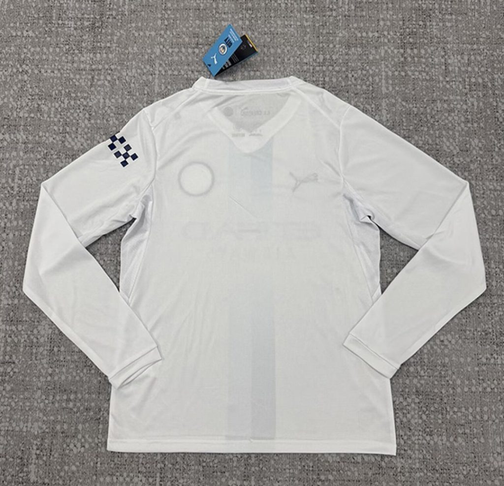 Camiseta Manga Larga Blanca Manchester City 2026-2027 Tercera Equipacion Version Fan - Imagen 2