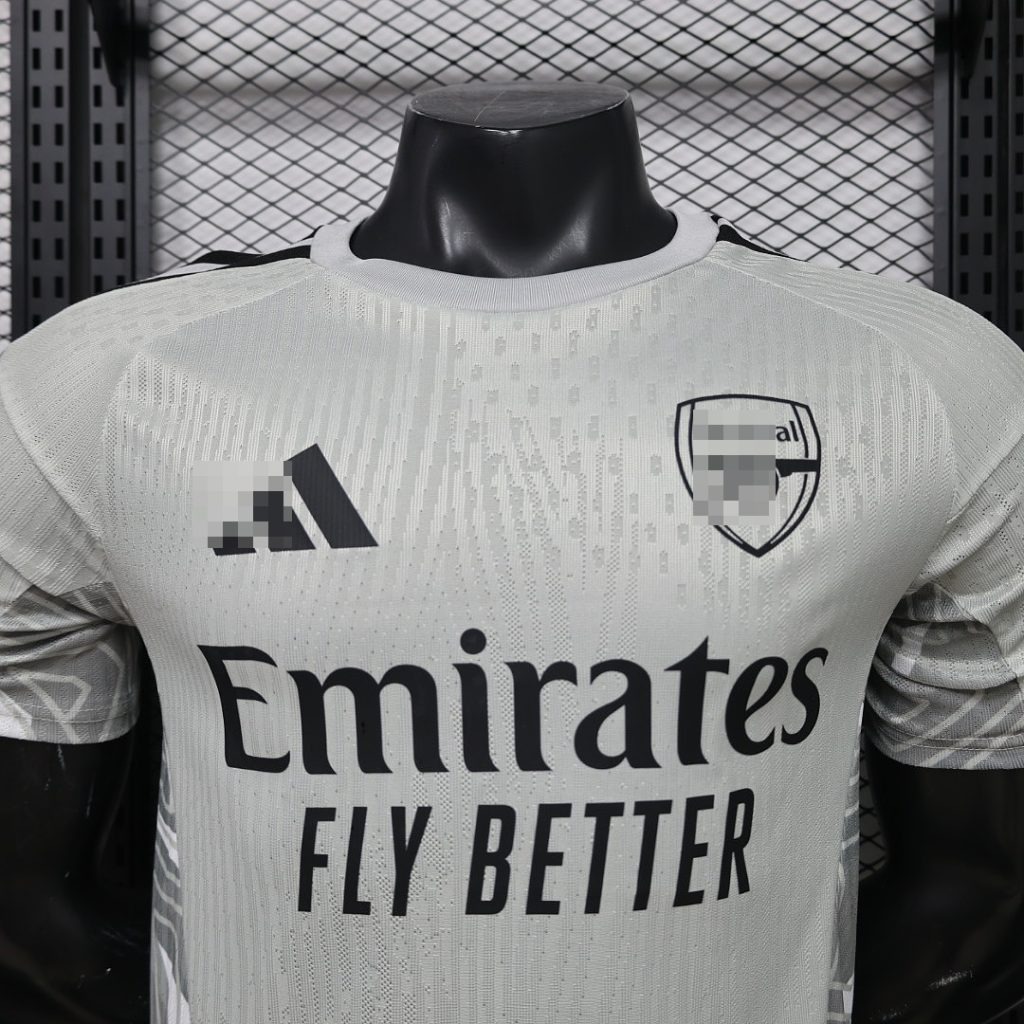 Camiseta Portero Gris y Negra Emirates Arsenal 2026-2027 Portero Version Jugador - Imagen 3