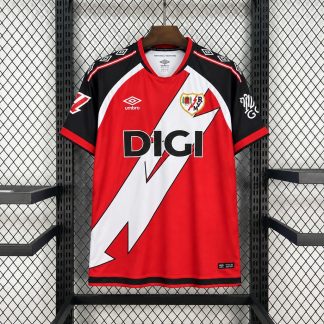 Camiseta Rayo Vallecano rojo 2026-2027 segunda equipacion versión fan
