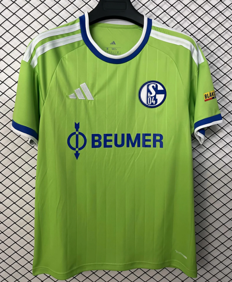 Camiseta Schalke 04 Verde 2026-2027 Segunda Equipacion Version Fan