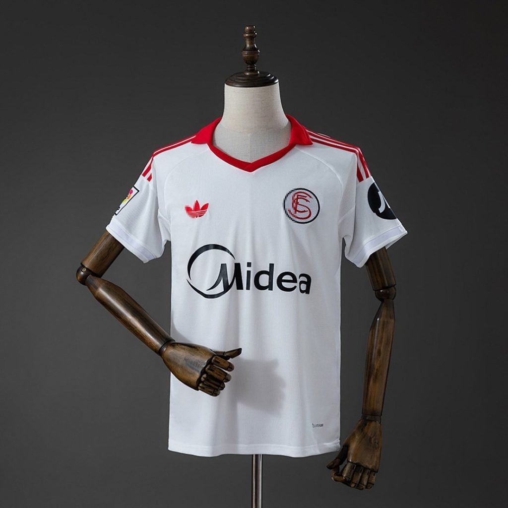Camiseta Sevilla 2026-2027 Blanca Edicion Retro Version Fan