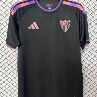Camiseta Sevilla Negro 2026-2027 tercera equipacion equipacion versión fan