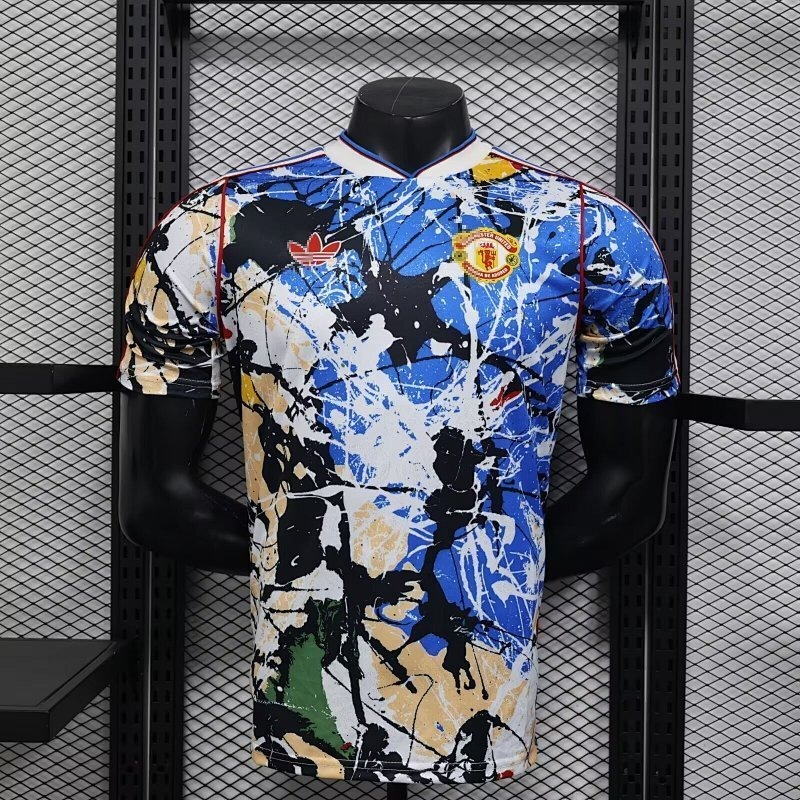 Camiseta The Stone Roses x Manchester United Multicolor 2026-2027 Edición Especial Version Jugador