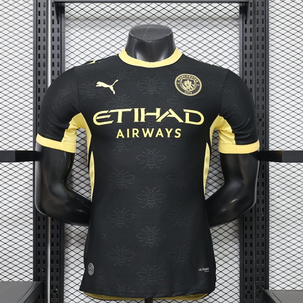 Camiseta negra Manchester City 2026-2027 segunda equipacion version jugador