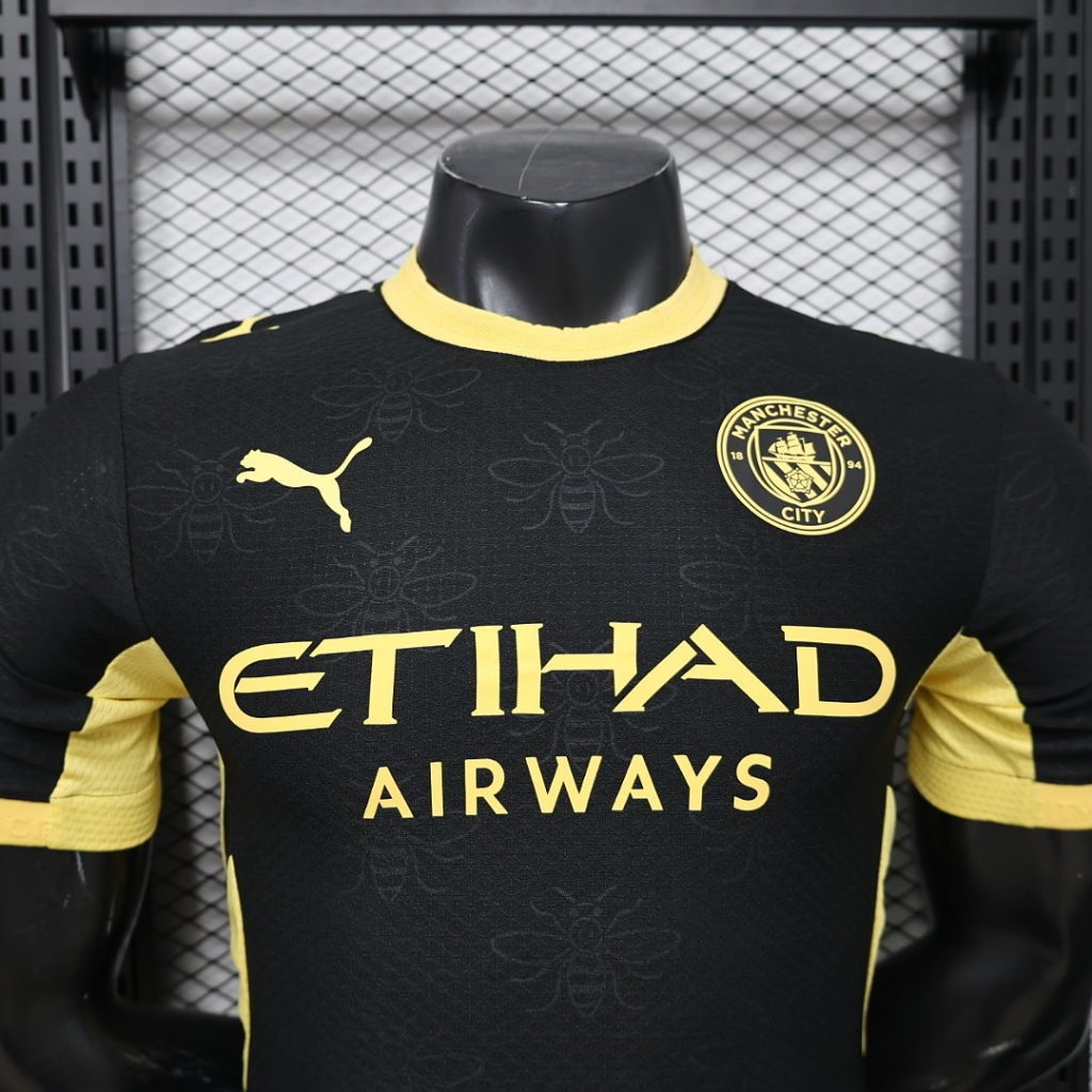 Camiseta negra Manchester City 2026-2027 segunda equipacion version jugador - Imagen 3
