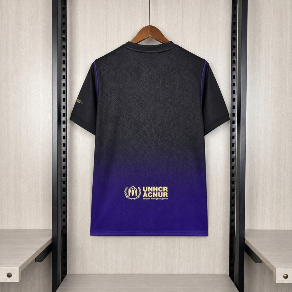 Camiseta negro FC Barcelona 2026-2027 segunda equipacion versión fan - Imagen 2
