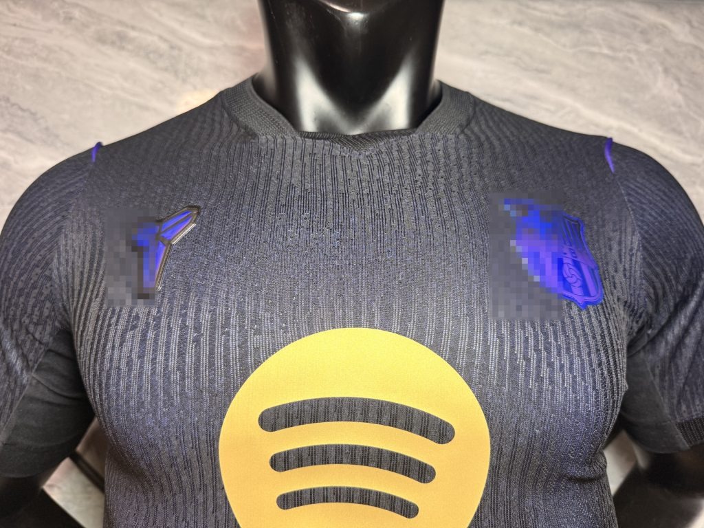 Camiseta negro/morado FC Barcelona 2026-2027 segunda equipacion versión jugador - Imagen 3