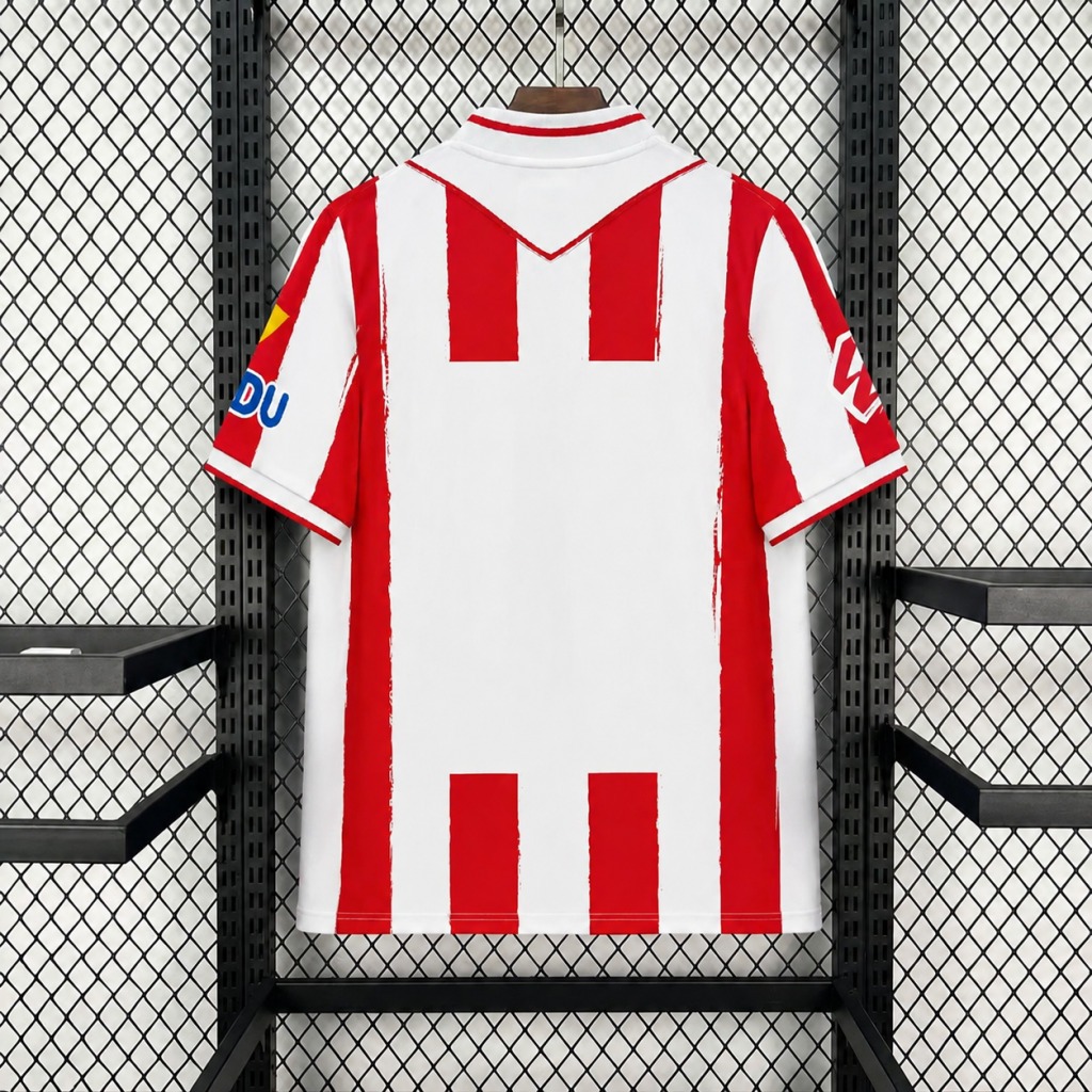 Camiseta primera equipacion Almeria 2026-2027 rojo/blanco version fan - Imagen 2