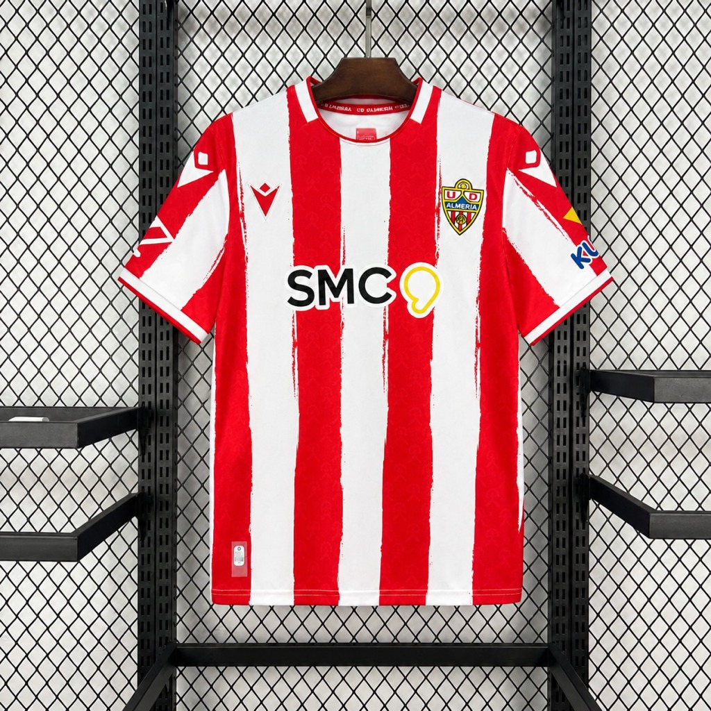 Camiseta primera equipacion Almeria 2026-2027 rojo/blanco version fan