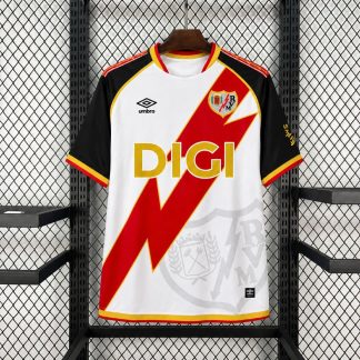 Camiseta primera equipacion Rayo Vallecano 2026-2027 blanca versión fan