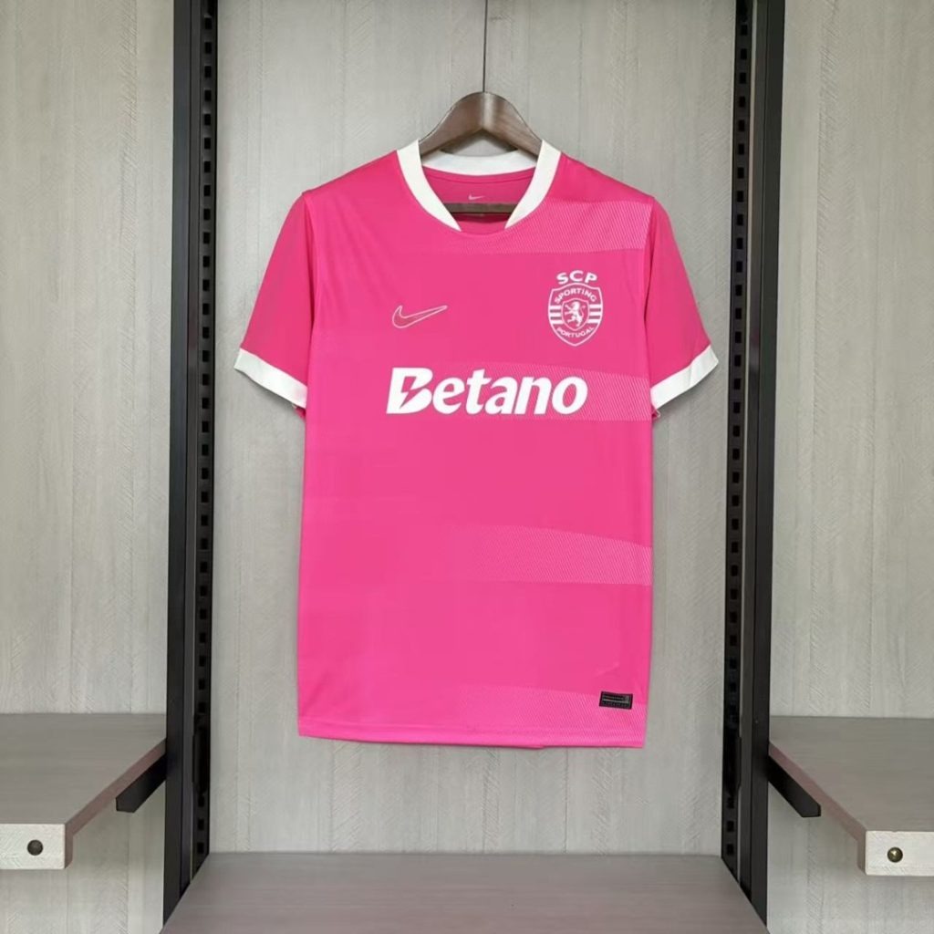 Camiseta rosa Sporting Lisboa 2026-2027 edicion especial versión fan