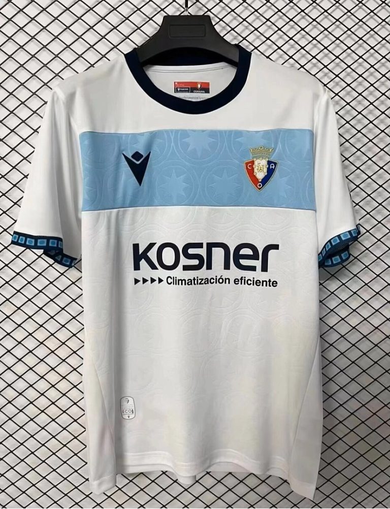Camiseta segunda equipacion CA Osasuna 2026-2027 blanca versión fan