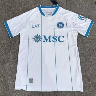 Camiseta segunda equipacion Napoli blanca 2026-2027 versión fan