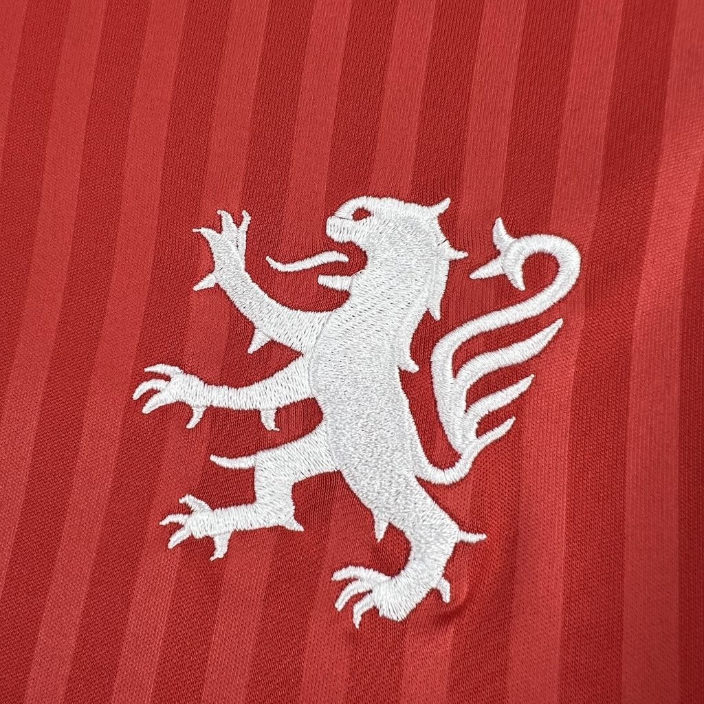 Camiseta segunda equipacion Olympique Lyon 2026-2027 roja versión fan - Imagen 5
