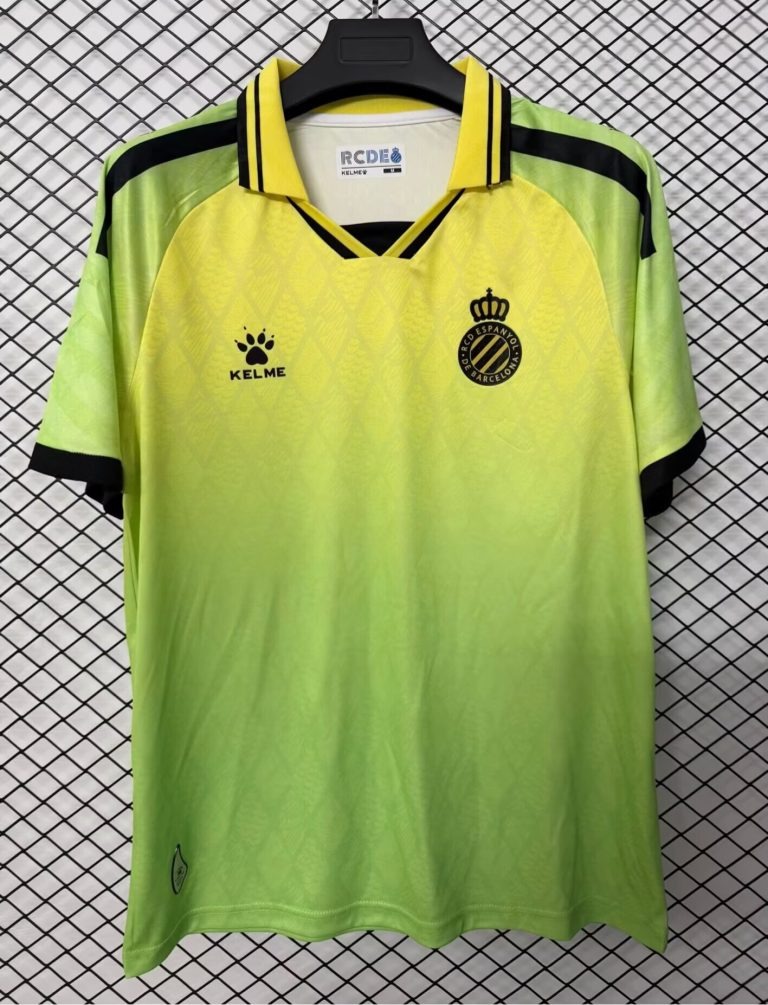 Camiseta tercera equipacion Espanyol 2026-2027 verde versión fan