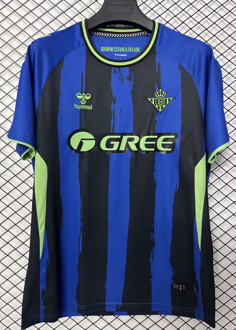 Camiseta tercera equipacion Real Betis 2026-2027 azul/negro versión fan