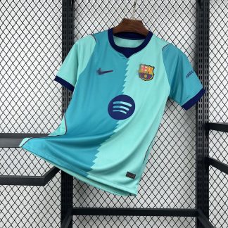 Camiseta turquesa FC Barcelona 2026-2027 tercera equipacion versión fan