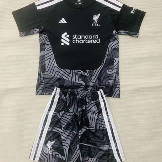Conjunto Niño Liverpool Negro 2026-2027 Edicion Portero