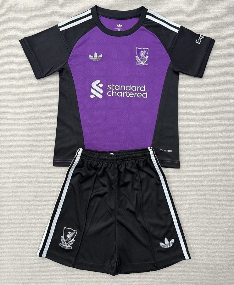 Conjunto Niño Liverpool Purpura 2026-2027 Edicion Portero