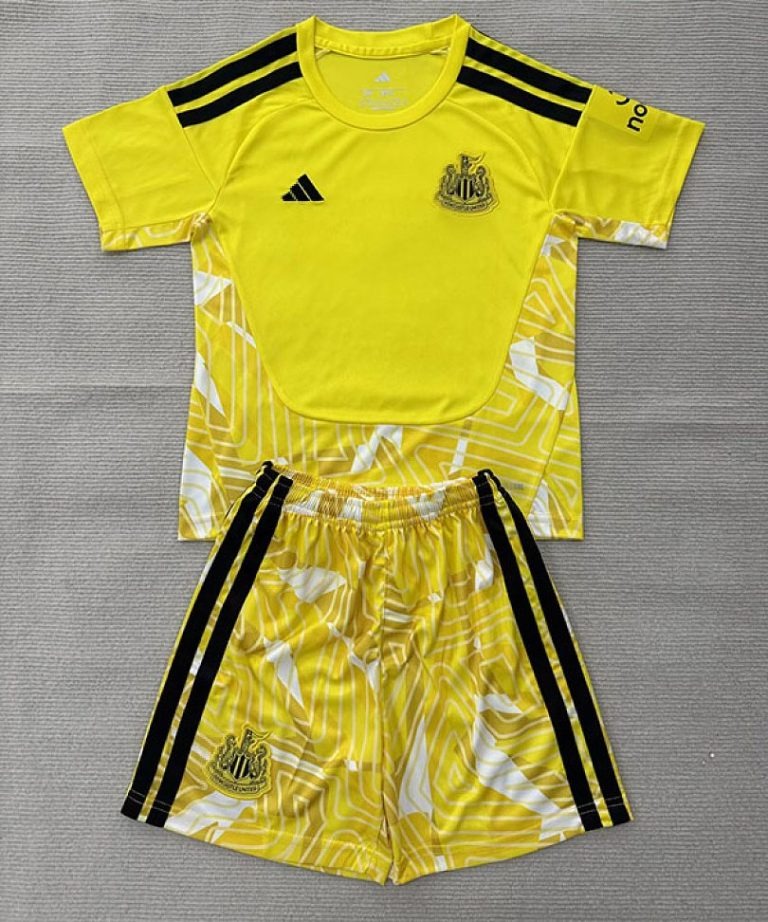 Conjunto Niño Newcastle United Amarillo 2026-2027 Edicion Portero
