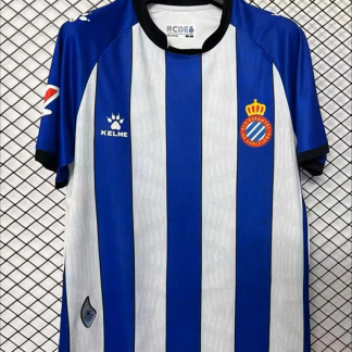 Nueva camiseta Espanyol azul/blanco 2026-2027 primera equipacion versión fan