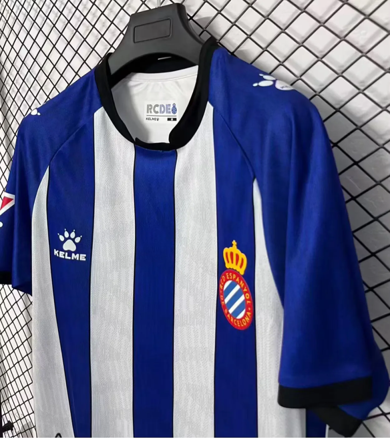 Nueva camiseta Espanyol azul/blanco 2026-2027 primera equipacion versión fan - Imagen 4
