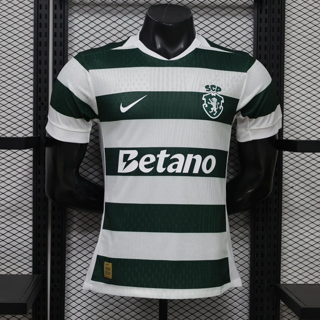 Nueva camiseta Sporting Lisboa 2026-2027 primera equipacion versión jugador