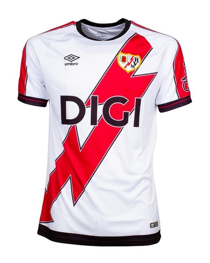 Primera equipación de Rayo Vallecano 2025-26