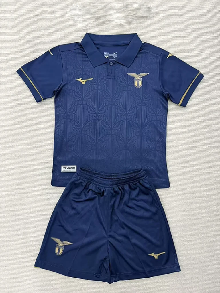 Conjunto niño azul Lazio 2026-2027 tercera equipacion versión fan