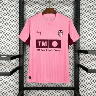 Camiseta Rosa Valencia CF 2026-2027 Tercera equipacion versión Jugador