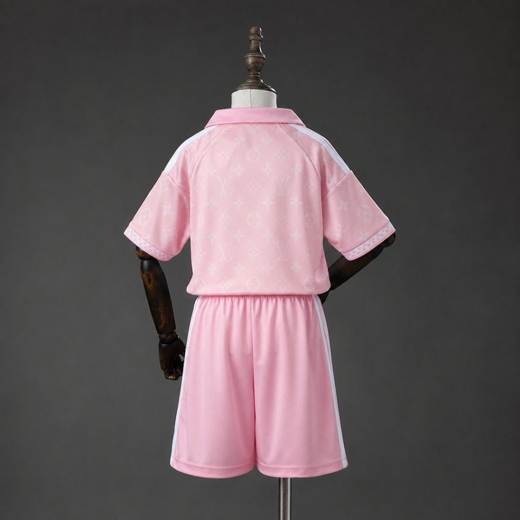 Conjunto Niño LV Floral Rosa Real Madrid 2026-2027 Edición Especial - Imagen 2