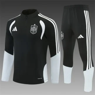 Conjunto Chandal niño/adulto Negro 2026-2027 Seleccion España Version Fan