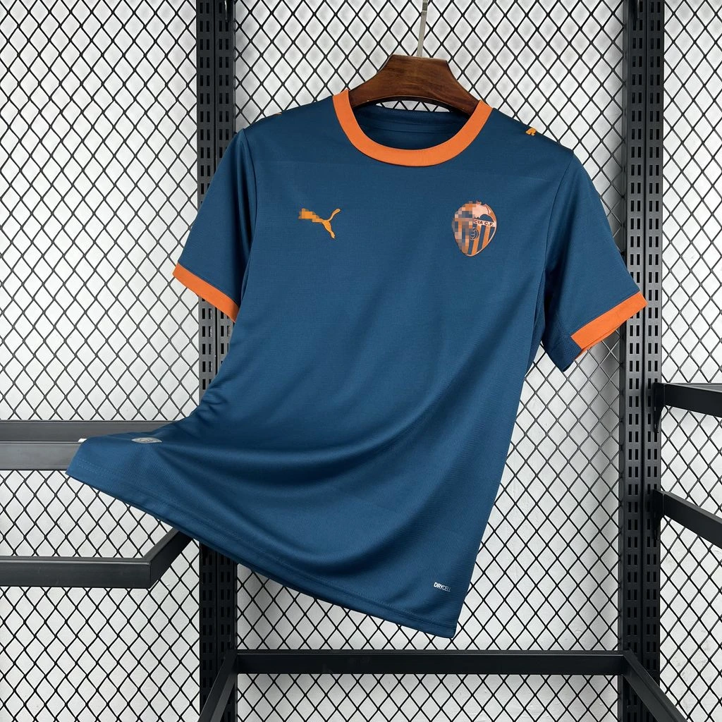 Camiseta Valencia CF 2026-2027 Azul Segunda equipacion versión Fan