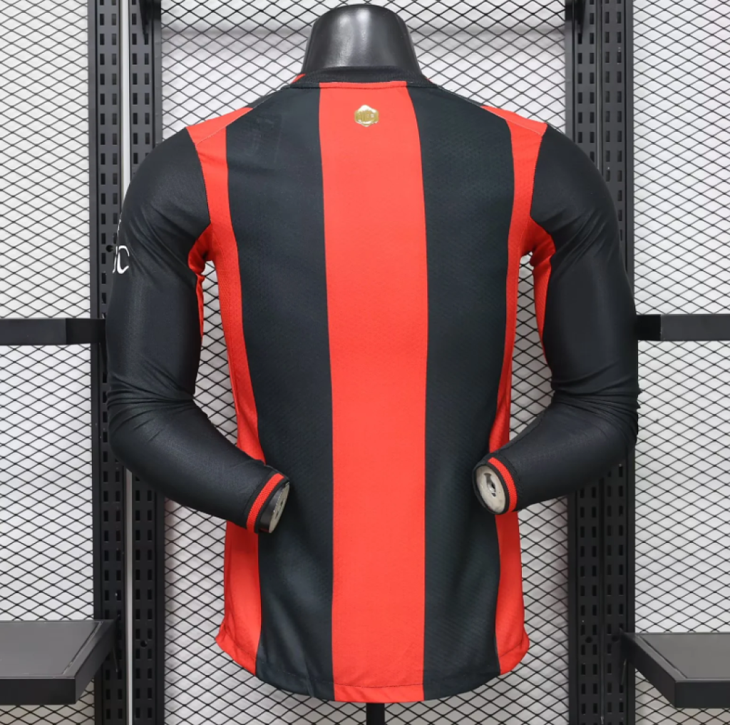 Camiseta manga larga AC Milan 2026-2027 Rafael Leao primera equipacion versión jugador - Imagen 2