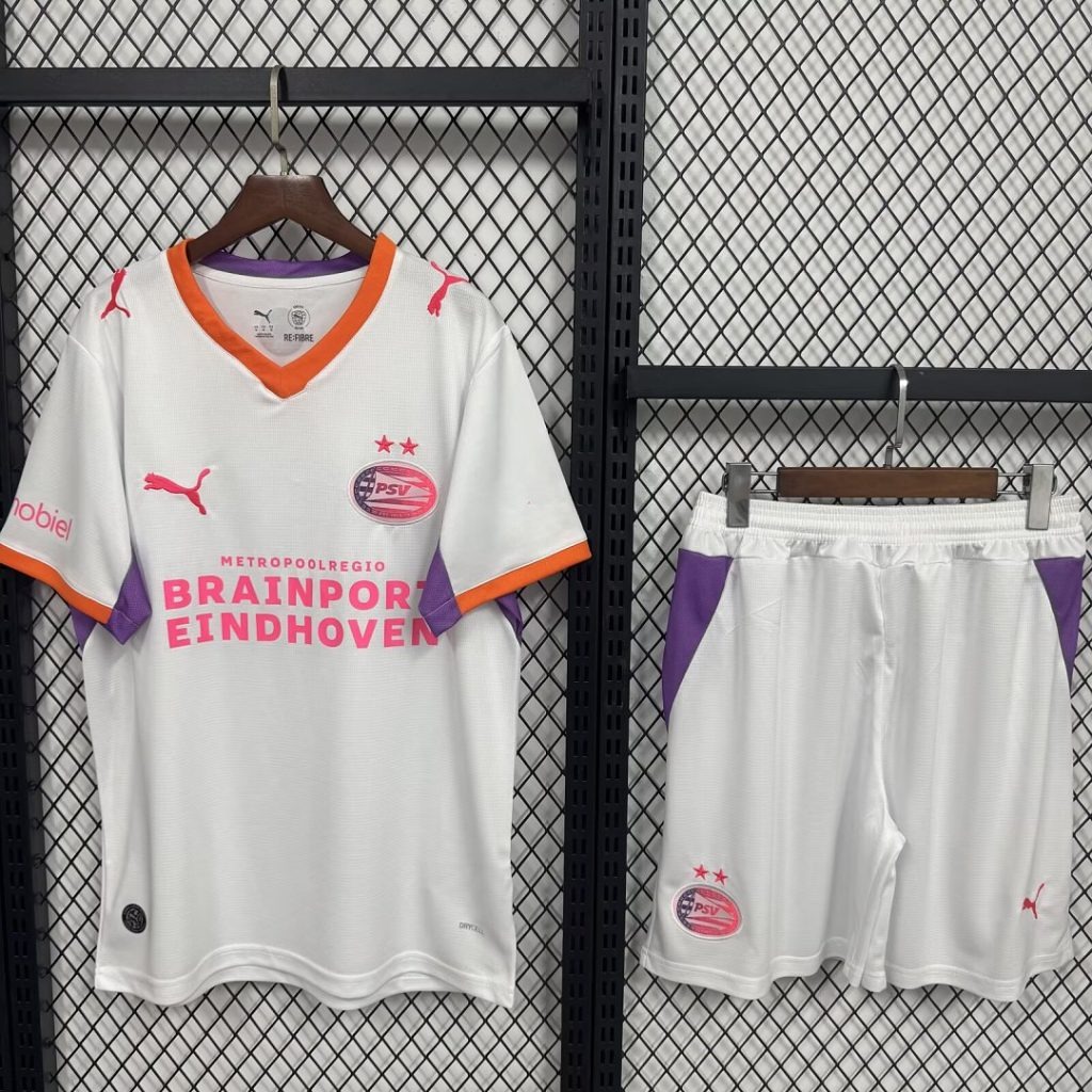 Conjunto Niño PSV 2026-2027 Blanca Segunda equipacion