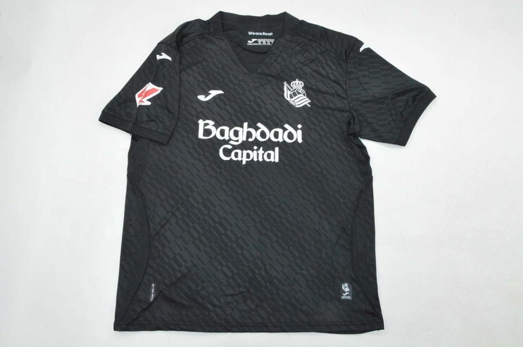 Camiseta Real Sociedad 2026-2027 Negro Segunda Equipacion versión Fan