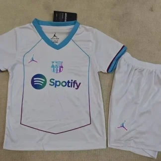 Conjunto Niño FC Barcelona 2026-2027 Blanco Edicion Especial