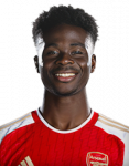 Retrato de Bukayo Saka