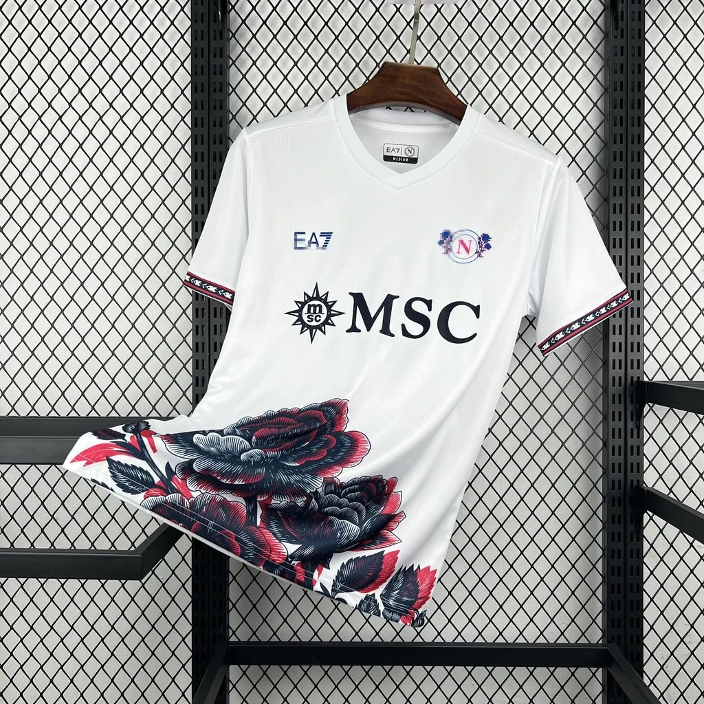 camiseta Napoli 2026-2027 blanca edición especial version fan