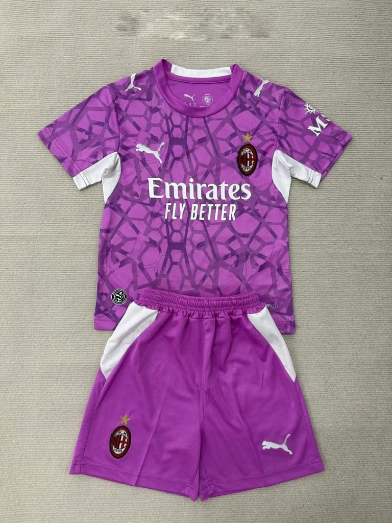 Conjunto niño AC Milan 2026-2027 morado portero