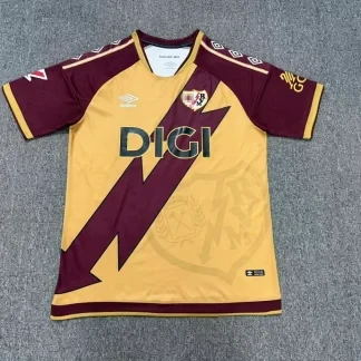 Camiseta Rayo Vallecano 2026-2027 Dorado Tercera Equipacion versión fan