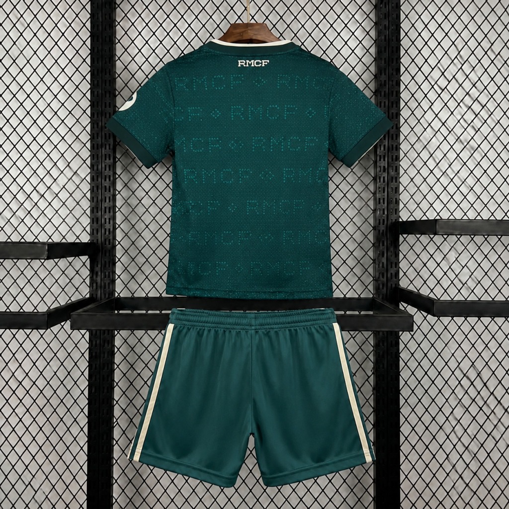 Conjunto Niño Real Madrid 2026-2027 verde Segunda Equipacion - Imagen 2